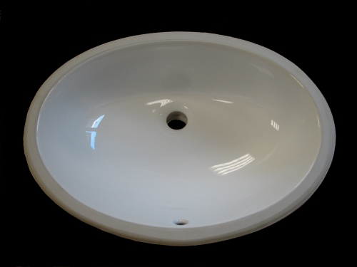 Unterbaubecken Waschbecken Oval Keramik 67,5 x 39 cm